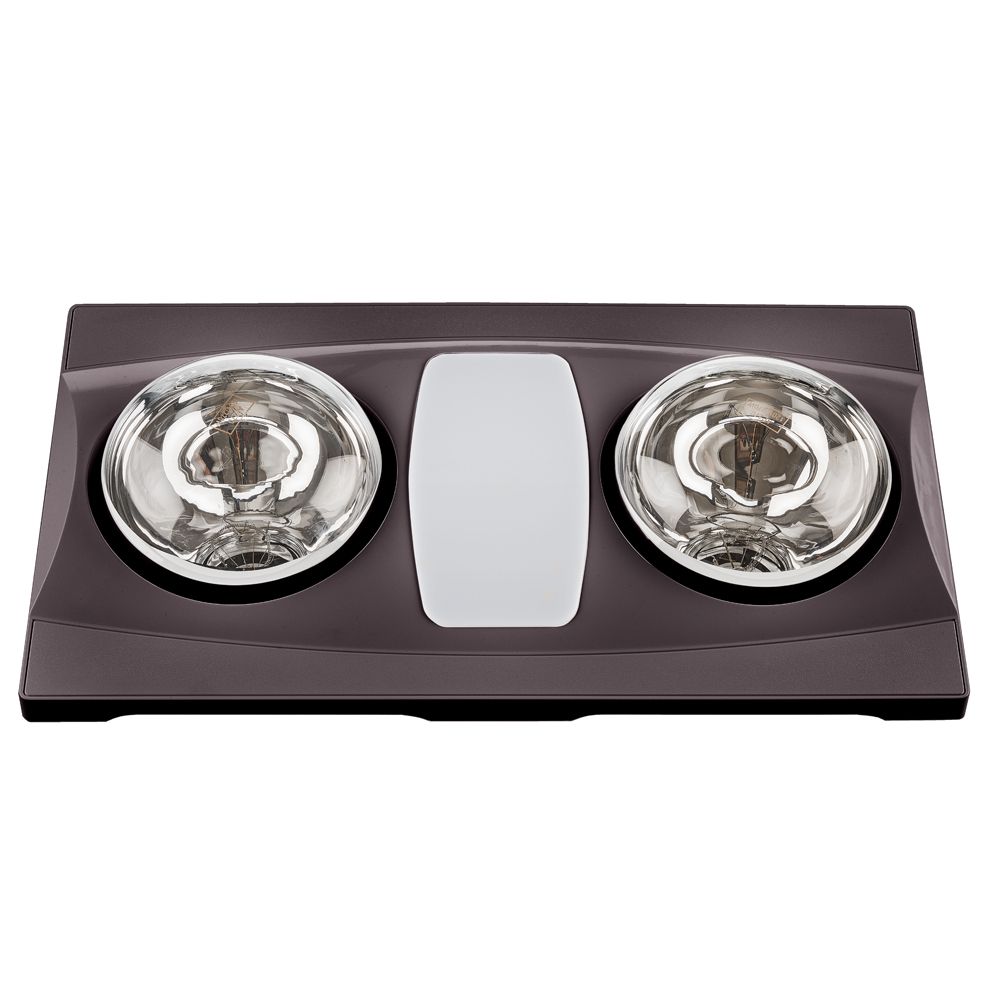 Aero Pure Fans A515A OR Quiet 2 Bulb Heater with LED & Ventilation - Oil Rubbed Bronze in Oil Rub Bronze